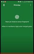 Layar Kunci Fingerprint Aplikasi